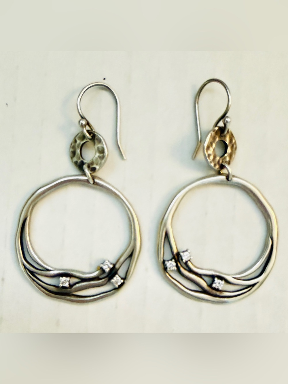 Silpada Sterling Silver CZ Earrings